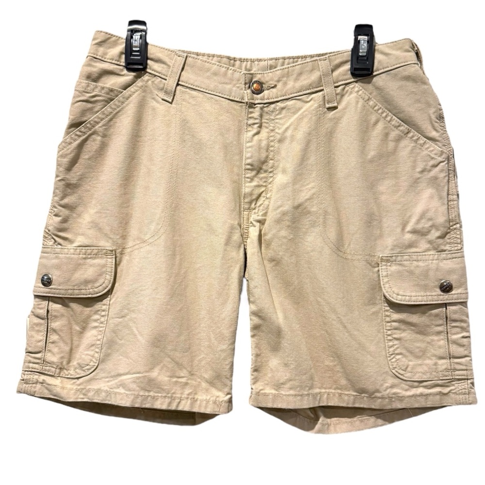 Carhartt Women’s Vintage WB164 Six Pocket Cargo‎ Shorts Tan Size 8